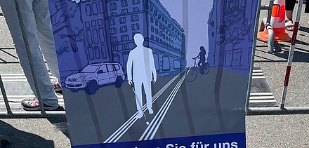 Taktil-visuelle Bodenmarkierungen in Bern