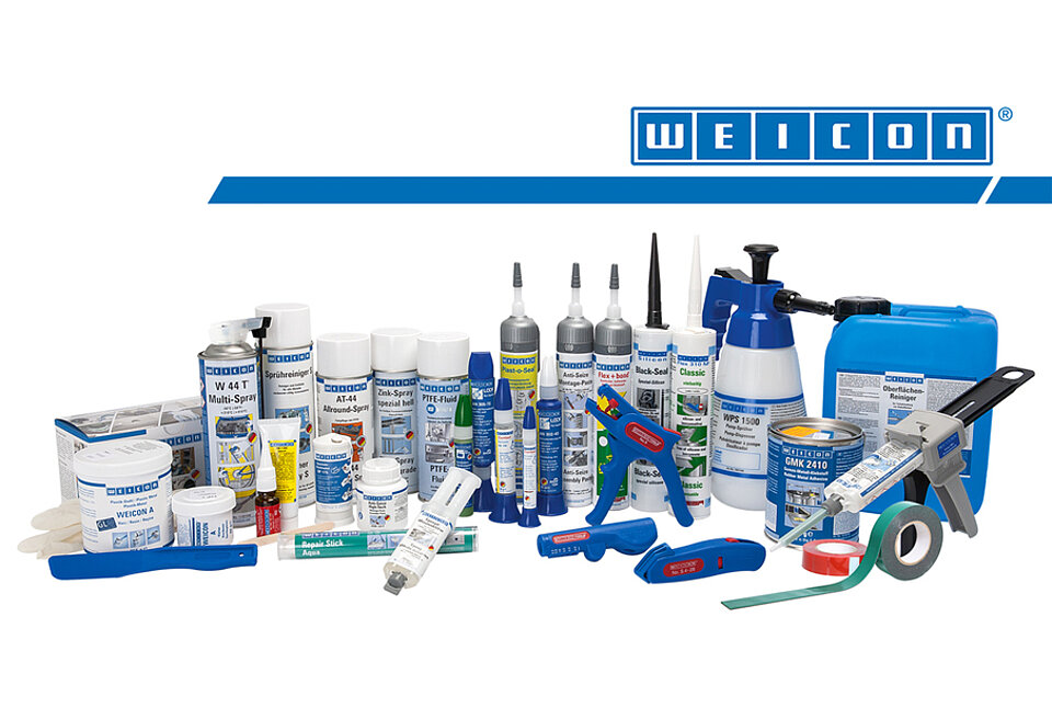 Unser Sortiment weist eine hohe Vielfalt im Bereich Kleben & Dichten sowie Schutz & Reinigung auf: