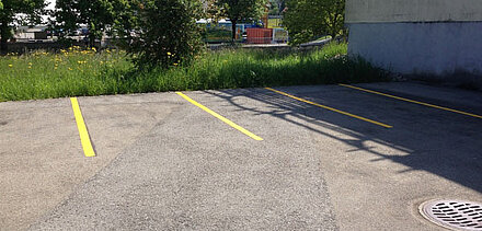 Parkplätze markieren